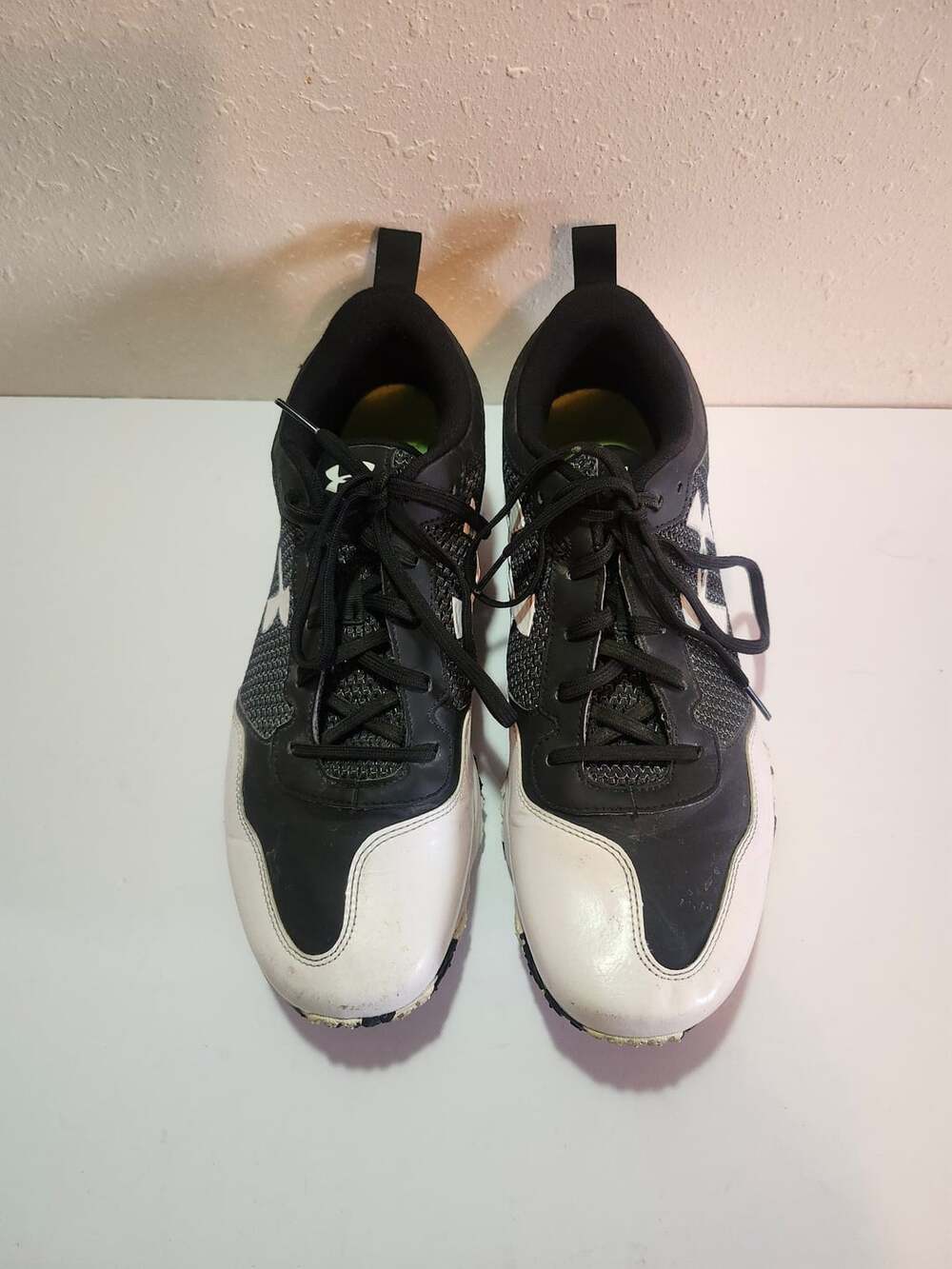 Under Armour Ultimate Turf Trainer 1292146 Black White Men's Shoes Size 13